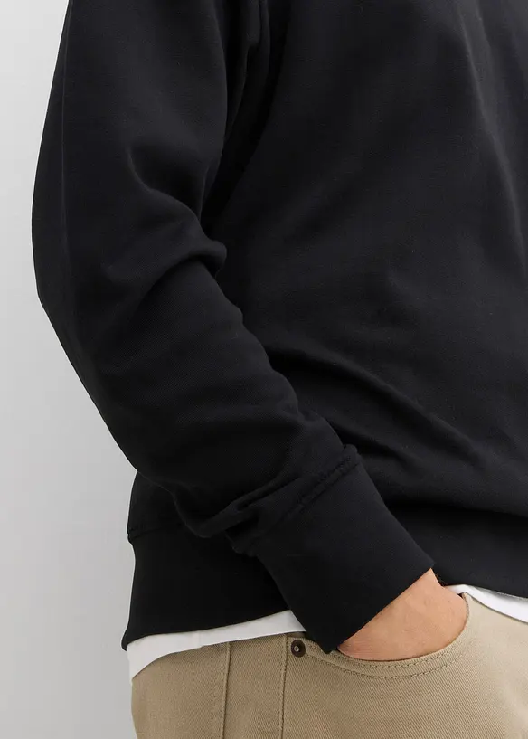 Oversized sweatshirt i 100% økologisk bomull, bonprix