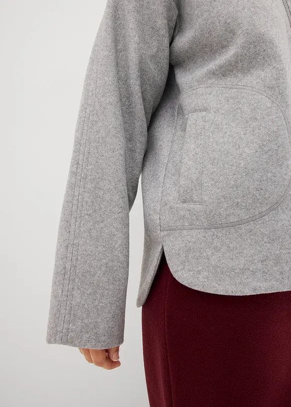 Oversized genser i ullstil, bonprix