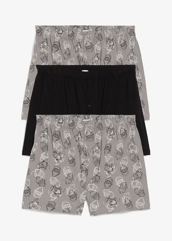 Vid boxershorts med økologisk bomull (3-pack), bonprix