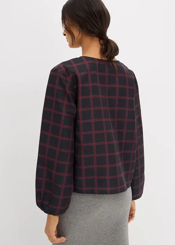 Oversized bluse av  myk viskose, bonprix