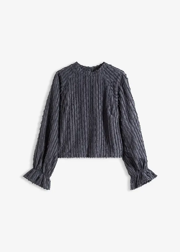 Bluse av strukturert materiale, bonprix