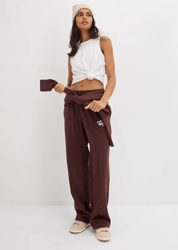 Joggebukse i 100% bomull, bonprix