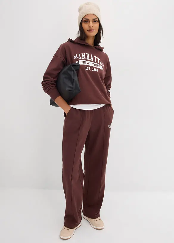 Oversized hettegenser i 100% bomull, bonprix