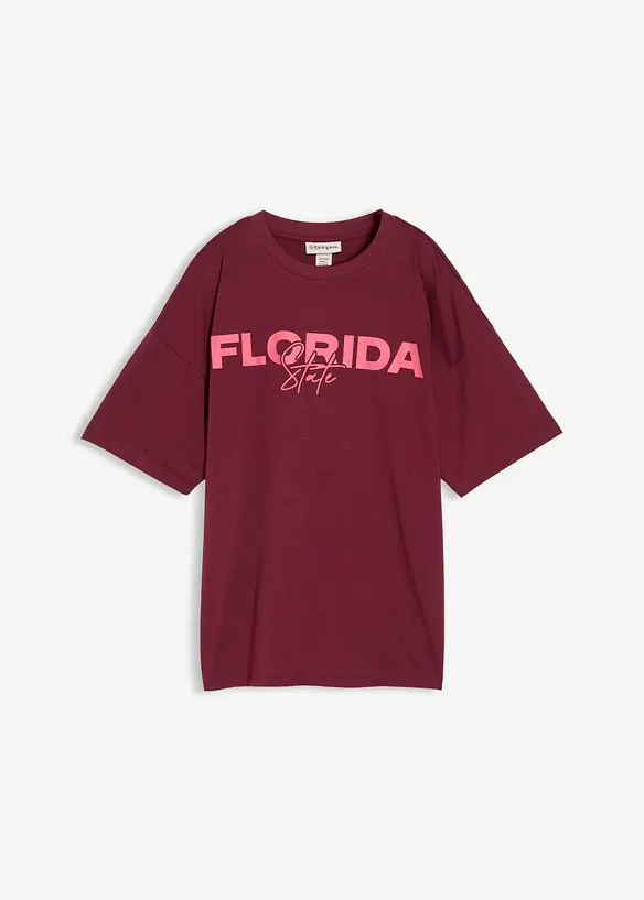 Oversized T-skjorte i 100% økologisk bomull, bonprix