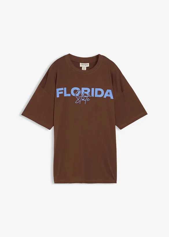 Oversized T-skjorte i 100% økologisk bomull, bonprix