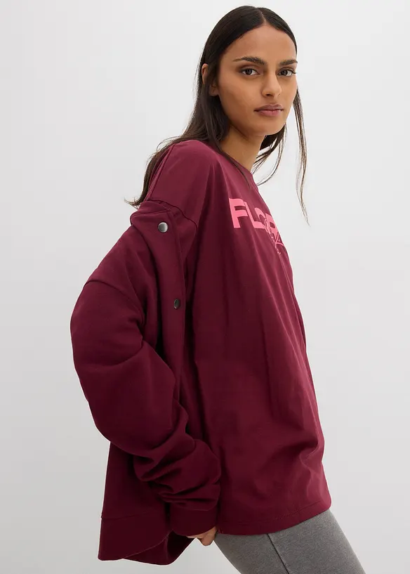 Oversized T-skjorte i 100% økologisk bomull, bonprix