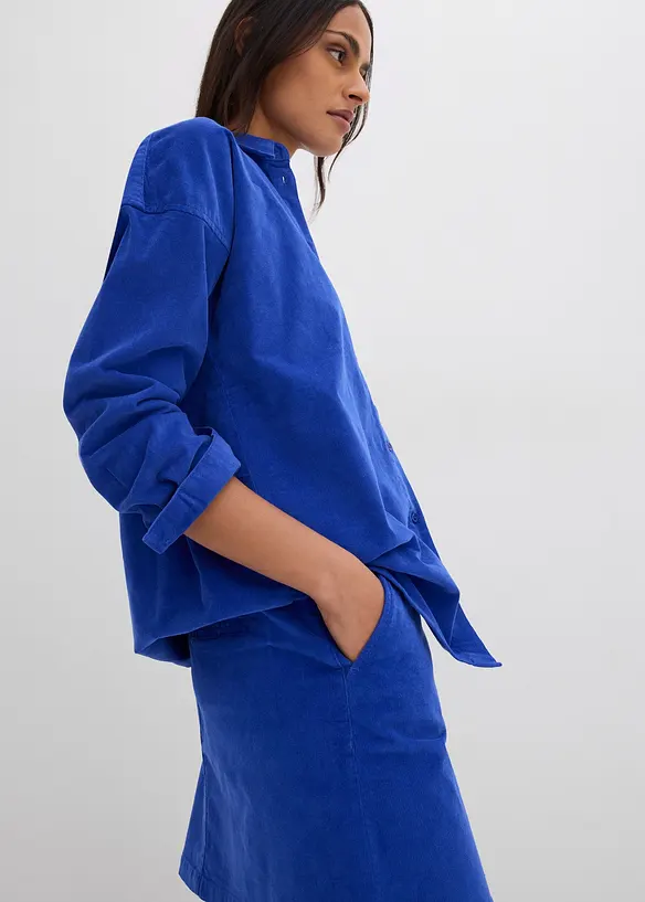 Kort skjørt i kordfløyel, bonprix