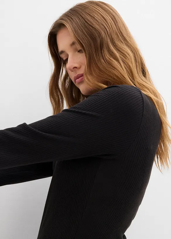 Ribbet termotopp, bonprix