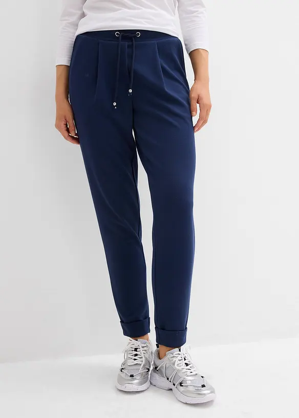 Pull on-bukse i lett viskosemiks, bonprix