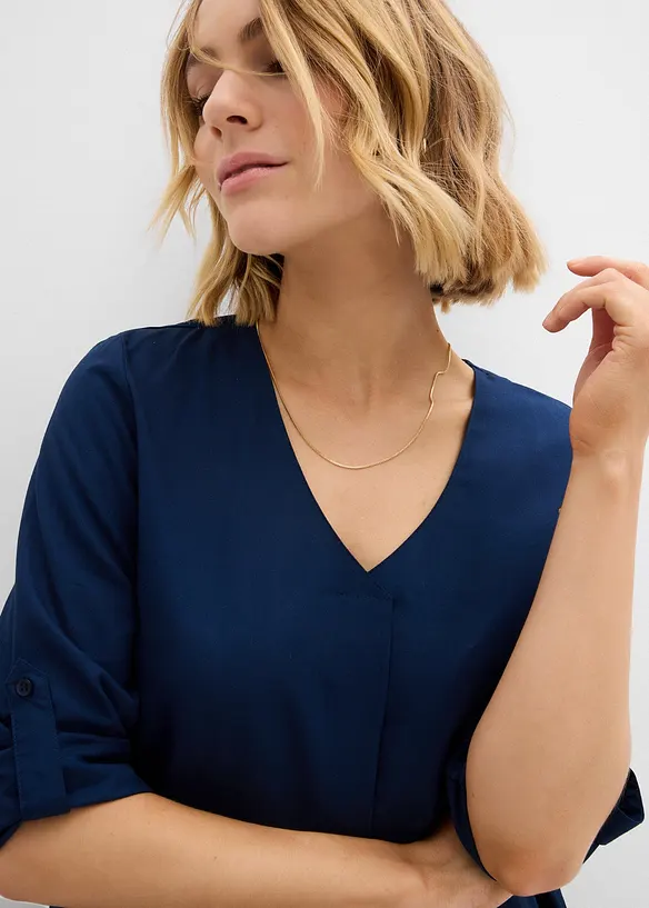 Slip on-bluse i lett viskose, bonprix