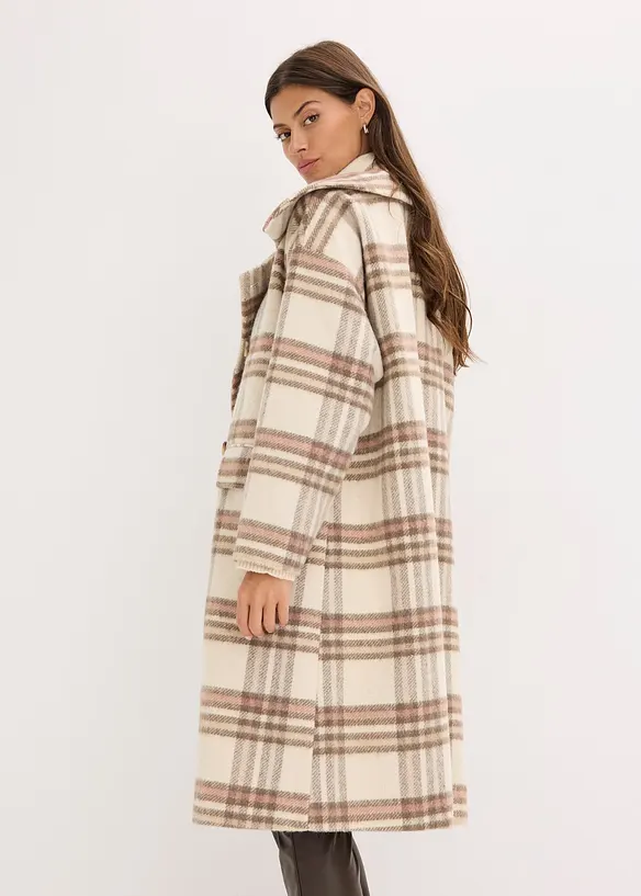 Oversized kåpe i myk ullmiks, bonprix