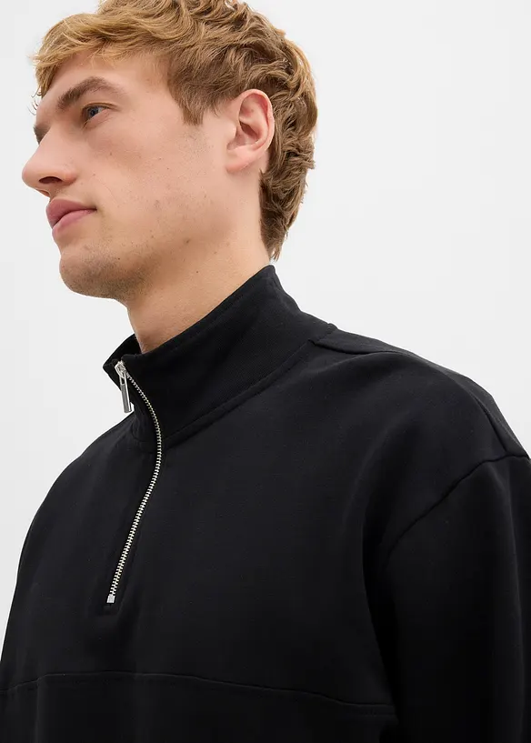 Oversized sweatshirt i 100% økologisk bomull, bonprix