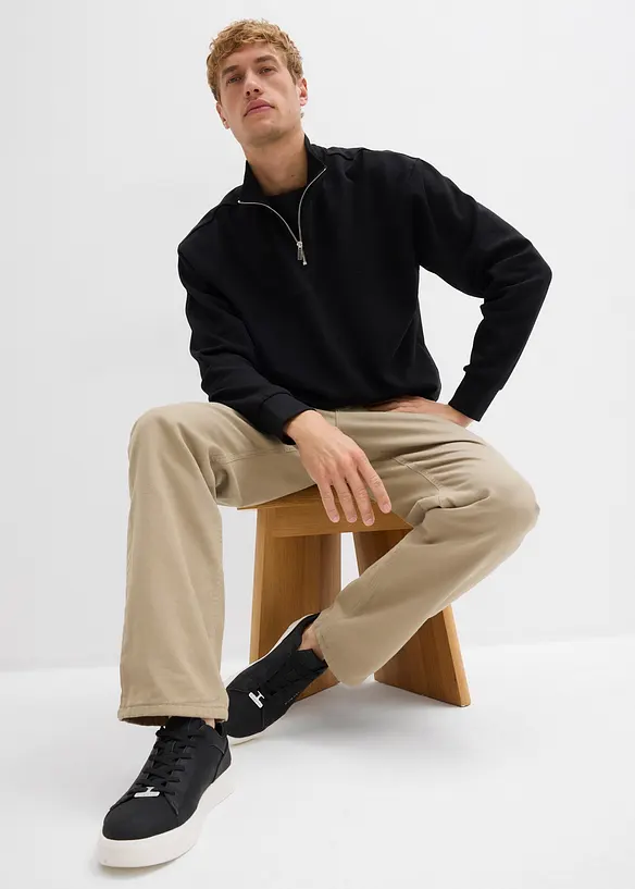 Oversized sweatshirt i 100% økologisk bomull, bonprix
