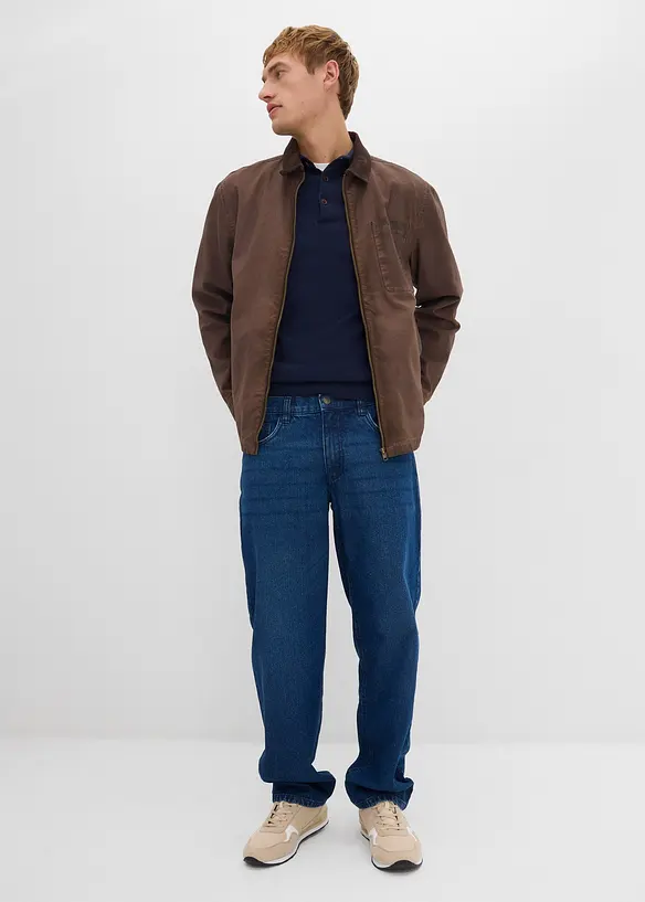 Finstrikket genser med fin merionull, Slim Fit, bonprix