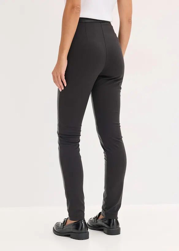 Bukse i imitert skinn i Punto di Roma-miks, bonprix