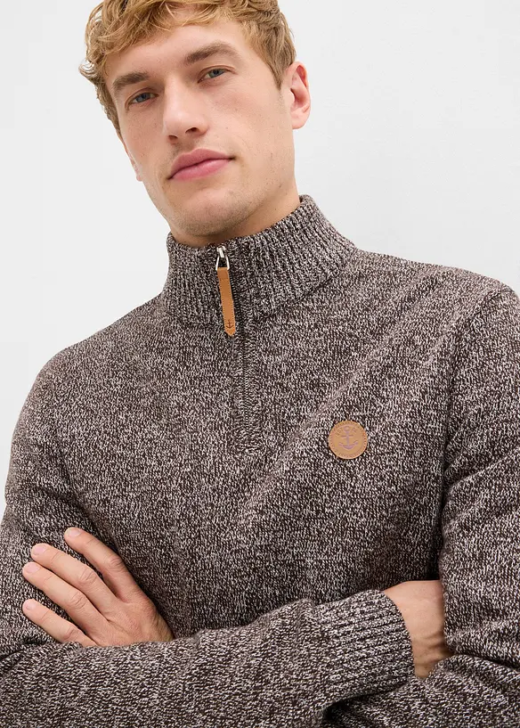 Troyer-genser med bomull, bonprix