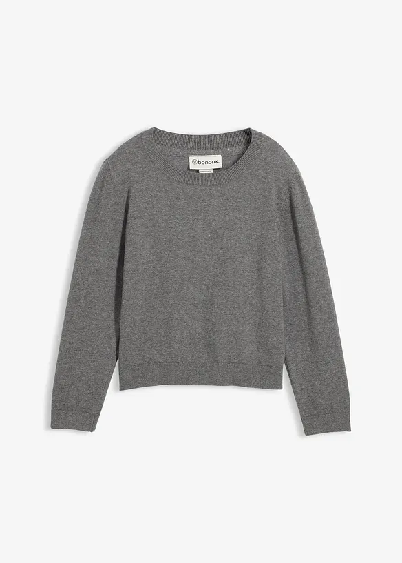 Finstrikket genser, bonprix