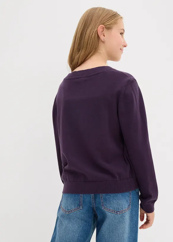 Finstrikket genser, bonprix