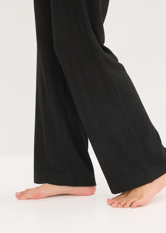 Loungewear-kosedress i mykt ribbemateriale, oversized, bonprix