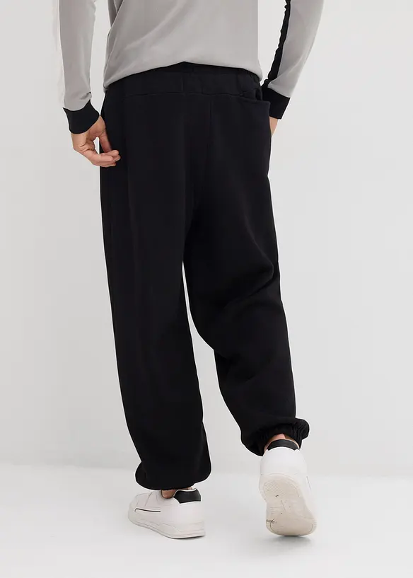 Joggebukse i 100% bomull, Loose Fit, bonprix