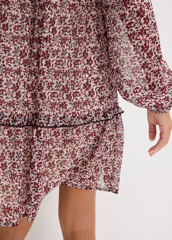 Kjole med broderi, bonprix
