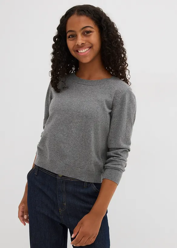 Finstrikket genser, bonprix