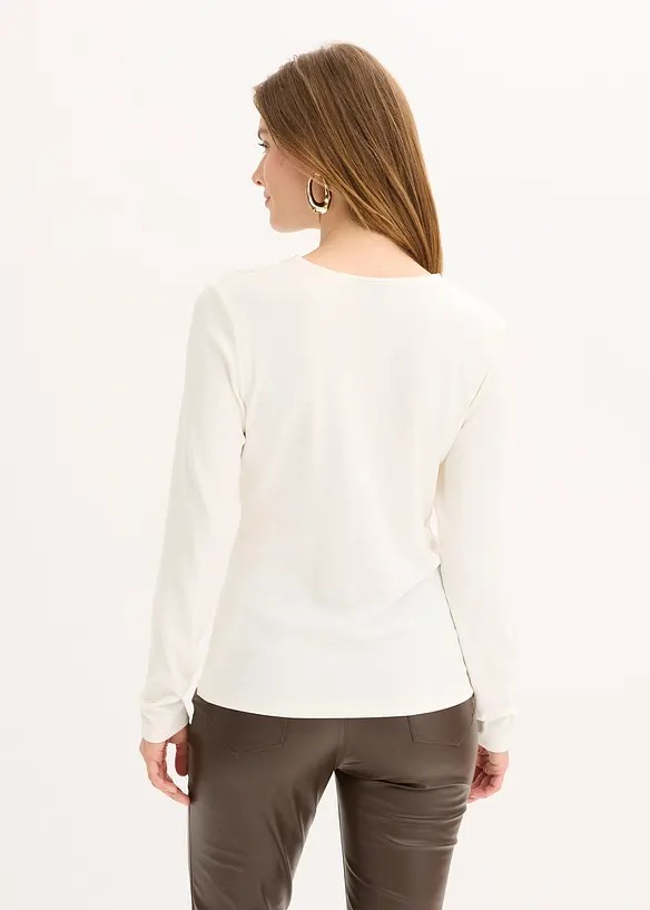 Ribbet topp, bonprix