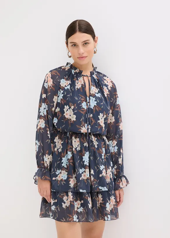 Chiffonkjole, bonprix