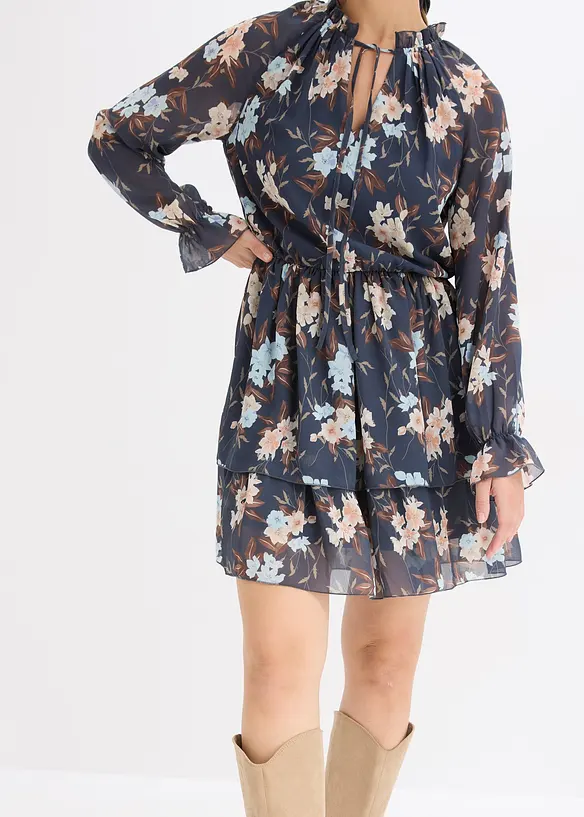 Chiffonkjole, bonprix