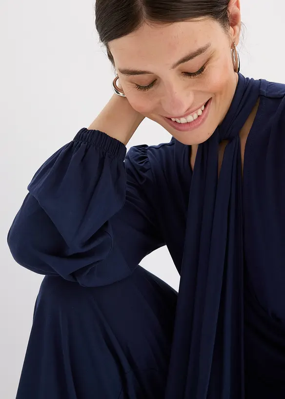 Jumpsuit i lett viskosemiks, bonprix