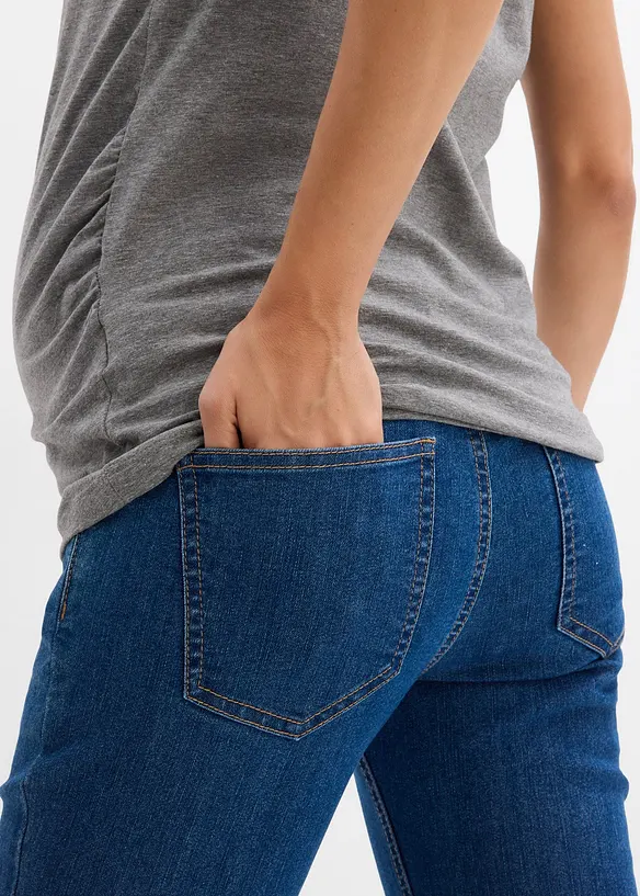 Mammajeans med økologisk bomull, Skinny, bonprix