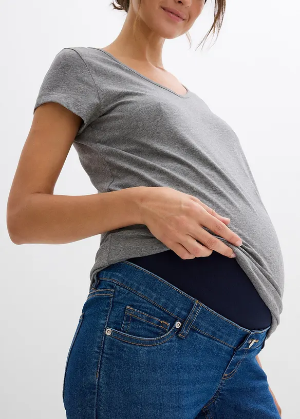 Mammajeans med økologisk bomull, Skinny, bonprix