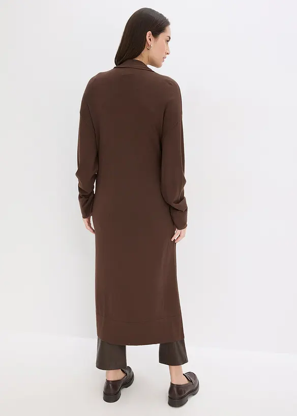 Strikket kåpe av myk viskosemiks, bonprix