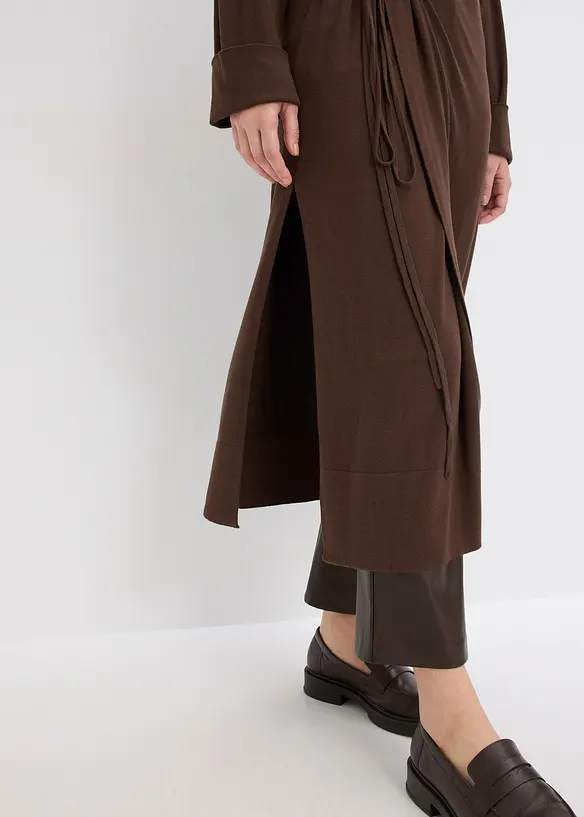 Strikket kåpe av myk viskosemiks, bonprix