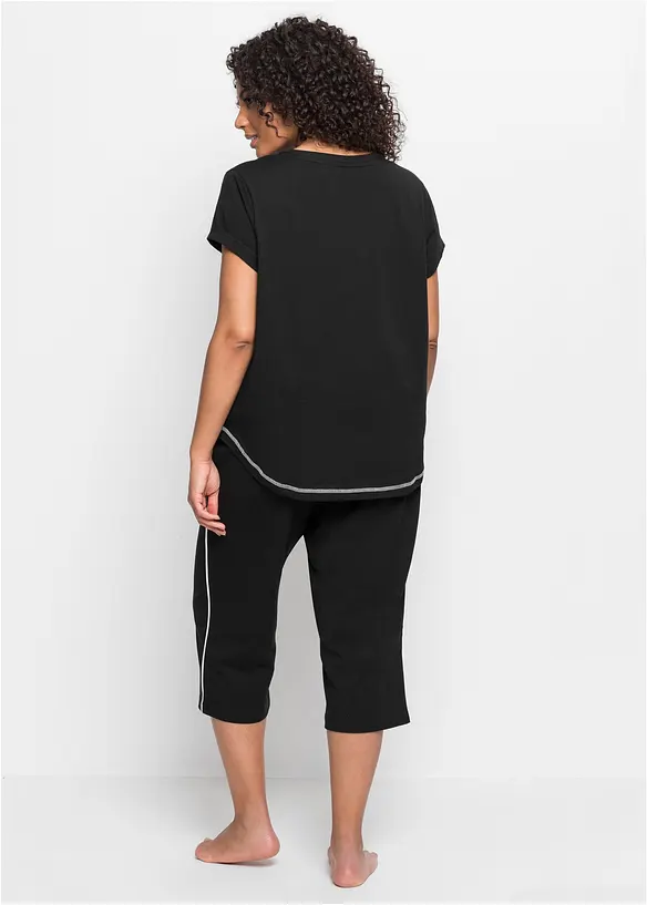 Pyjamas i 100% økologisk bomull, bonprix