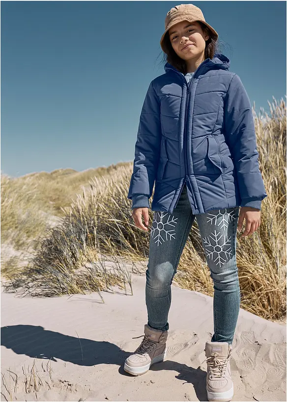 Vinterparkas med hette, vannavvisende, bonprix