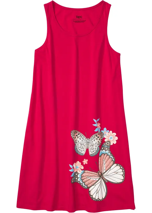 Kort nattkjole i 100% bomull, bonprix