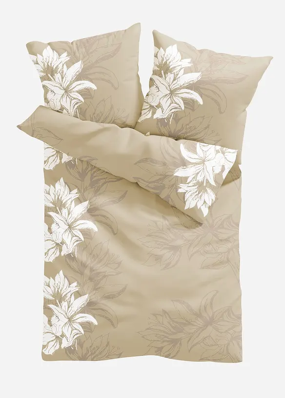 Sengesett med blomster, bonprix