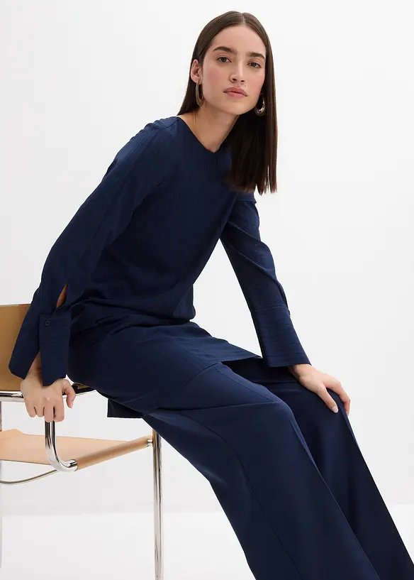 Minikjole i strukturmateriale, bonprix