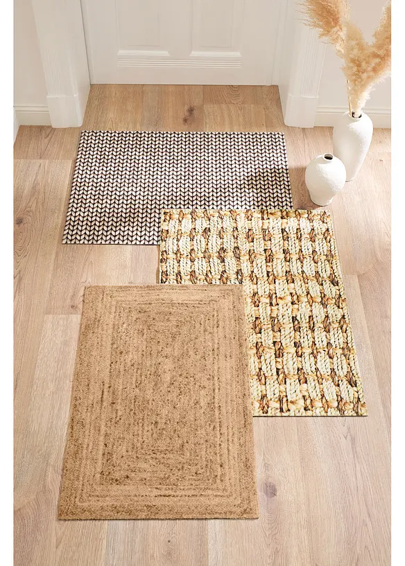 Dørmatte med strukturert overflate, bonprix