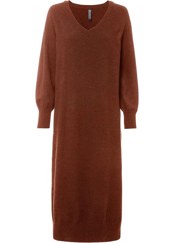 Legglang, oversized og strikket kjole, bonprix