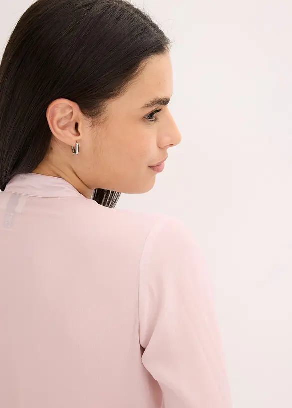 Chiffonbluse med avtagbart knytebånd, bonprix