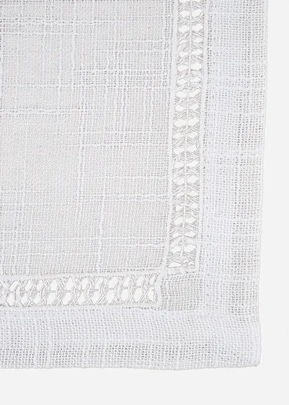 Bordbrikker med hullbroderi (2-pack), bonprix