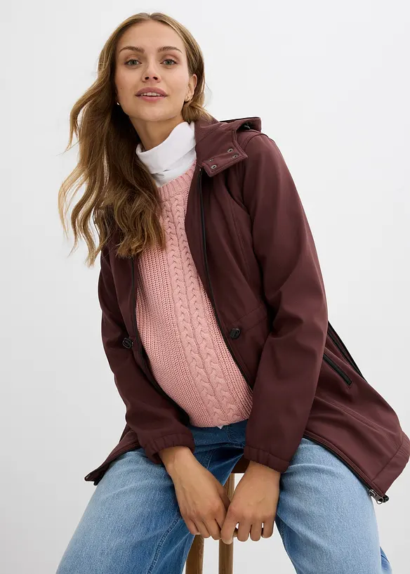 Softshell-mammajakke, regulerbar vidde, bonprix