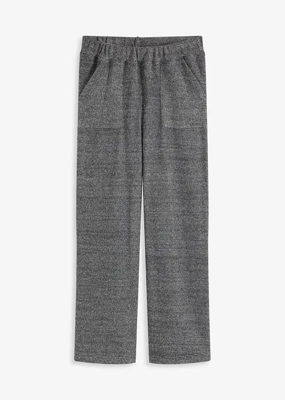 Loungewear-bukse i myk chenille, bonprix