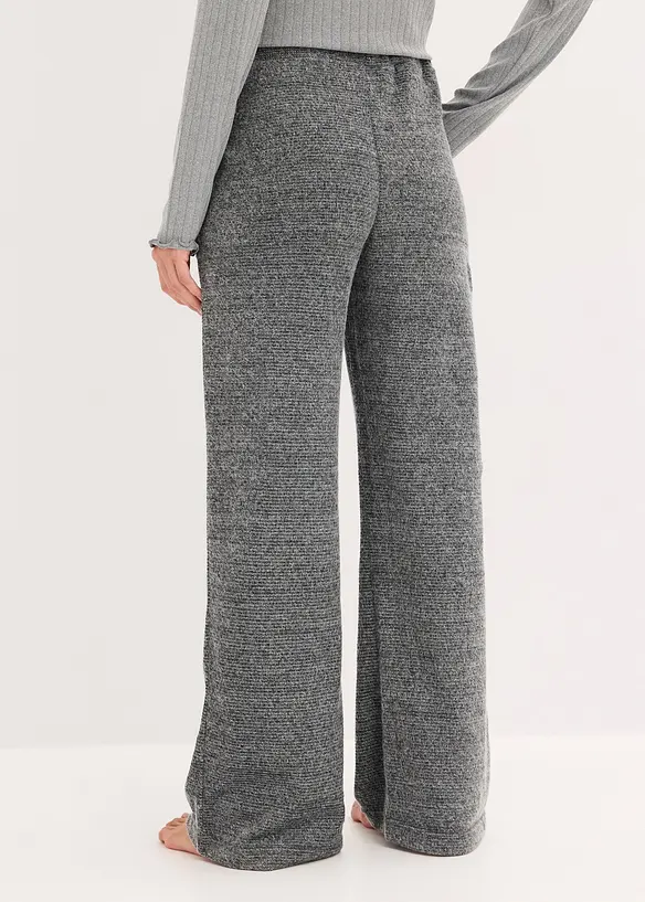 Loungewear-bukse i myk chenille, bonprix