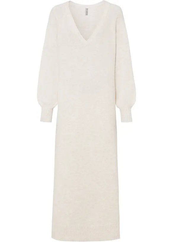 Legglang, oversized og strikket kjole, bonprix