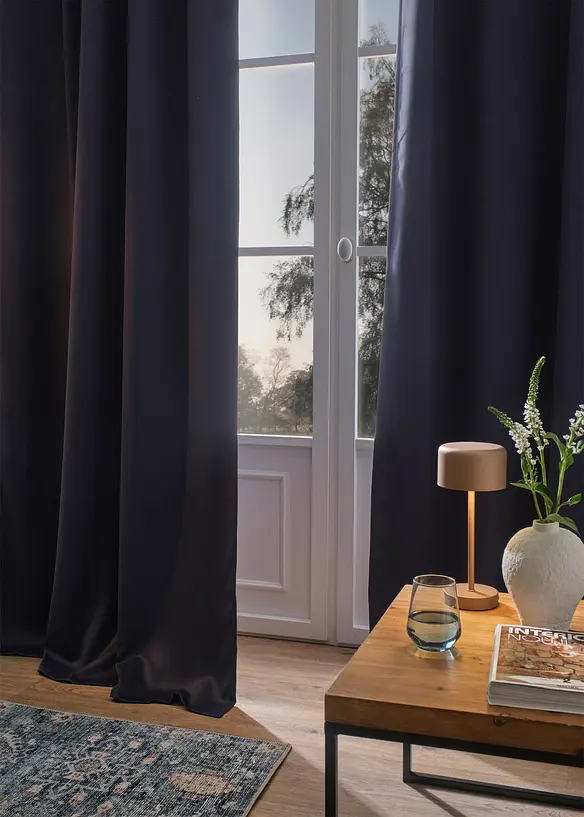 M&oslash;rkleggingsgardin, i flere st&oslash;rrelser (1-pack), bonprix