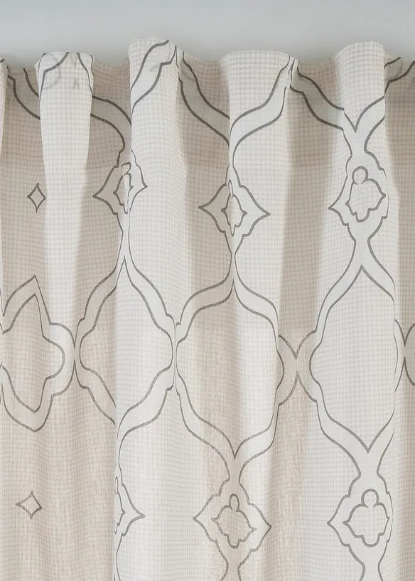 Gardin i resirkulert polyester (1-pack), bonprix