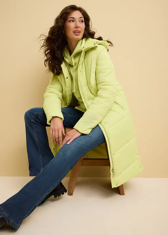 Hettegenser i myk frott&eacute;, bonprix